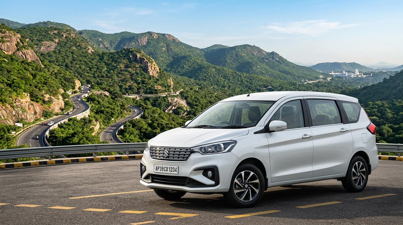 Maruti Suzuki Ertiga rental in Tirupati